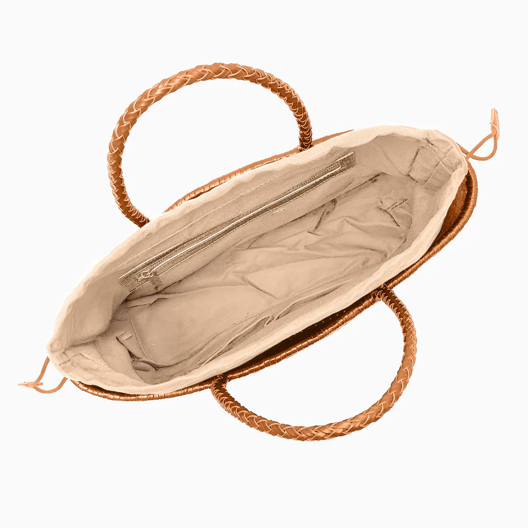 Vioraia Brie Woven Handbag