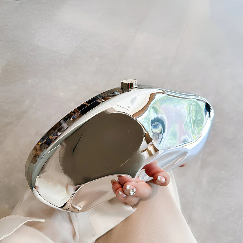 Vioraia Alba Acrylic Clutch Bag