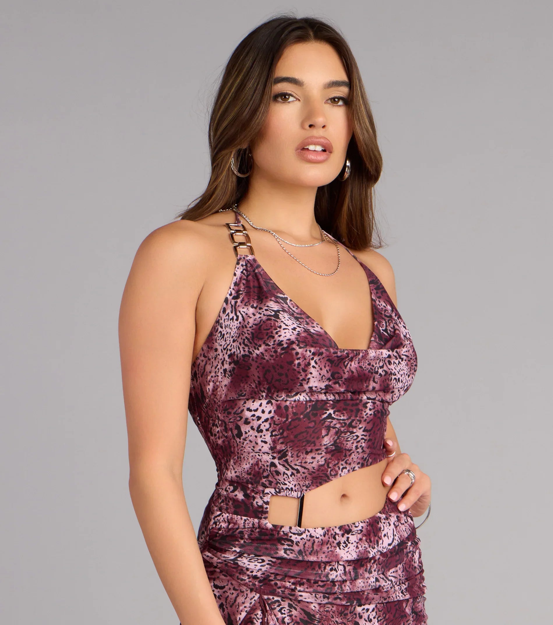 Desert Babe Abstract Cutout Mini Dress
