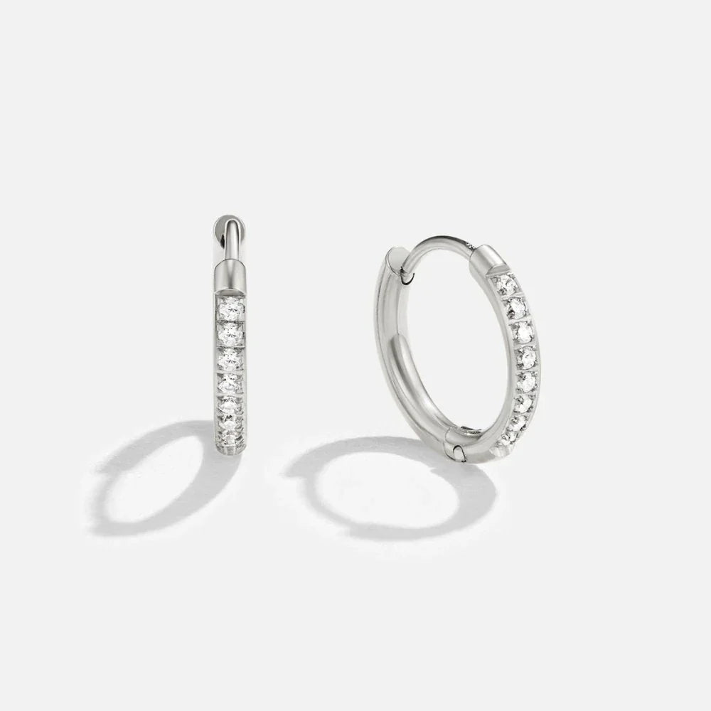 Vioraia Eternity Hoop Earrings