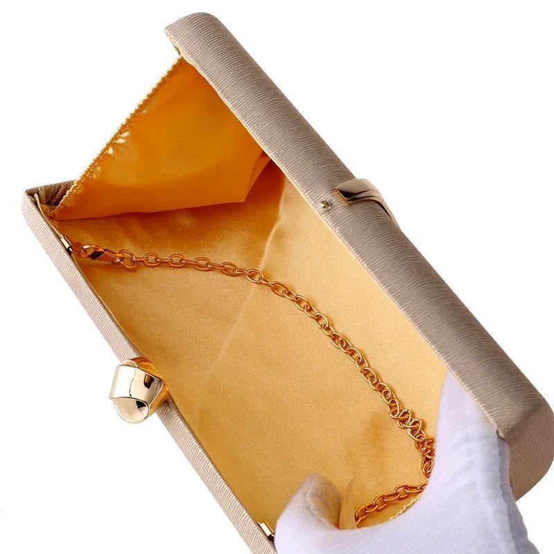 Vioraia Genevieve Minimalist Evening Clutch Bag