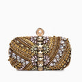 Vioraia Cynthia Beaded Embroidery Clutch Bag