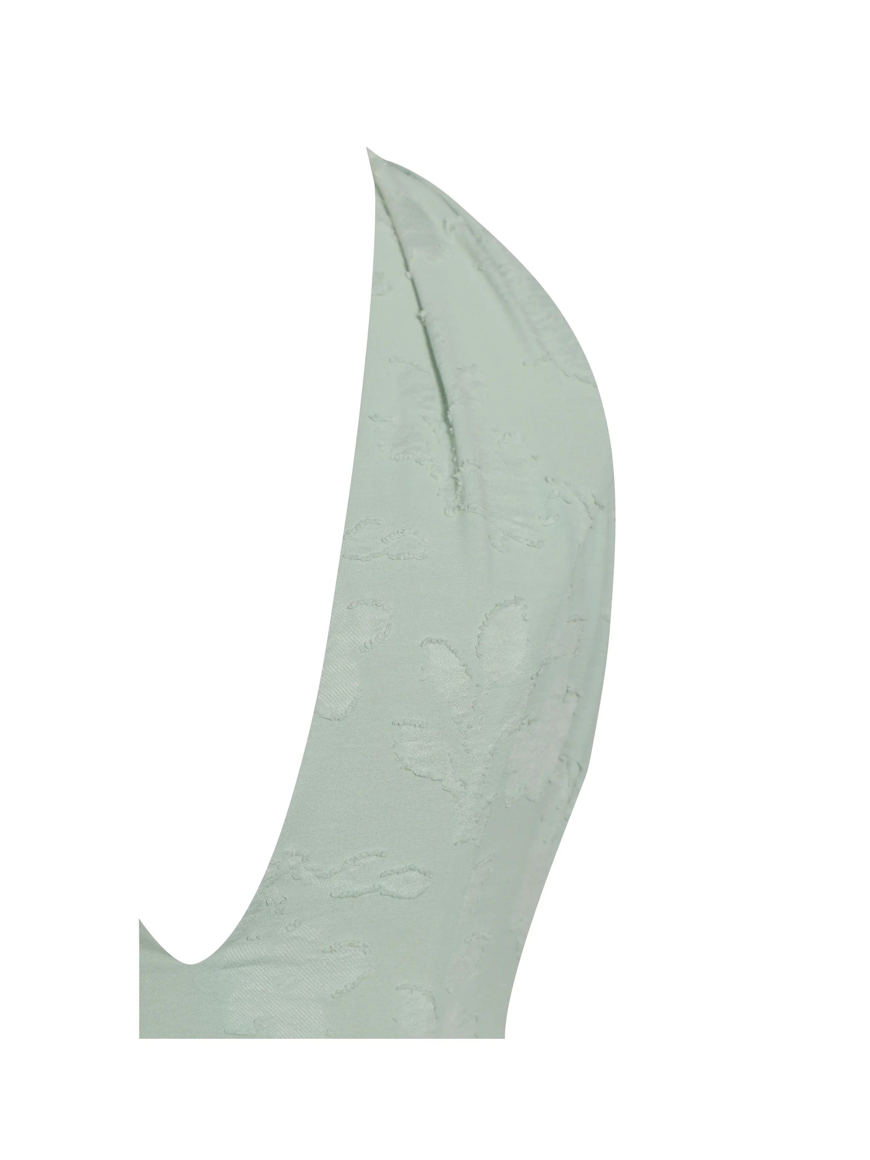 Magda Mint Green Deep V Neck Halter A-line Midi Dress
