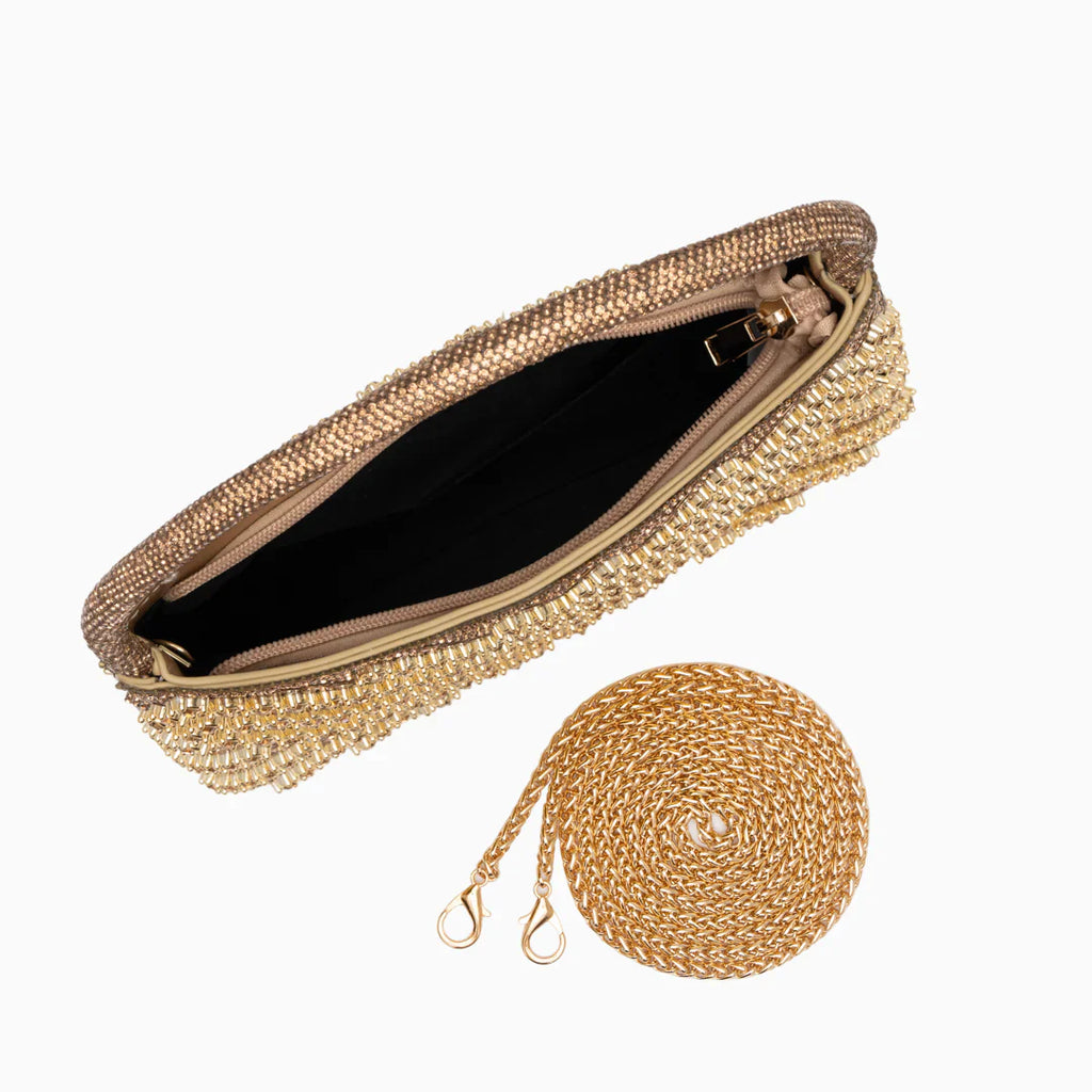 Vioraia Lyra Crystal Mini Shoulder Bag