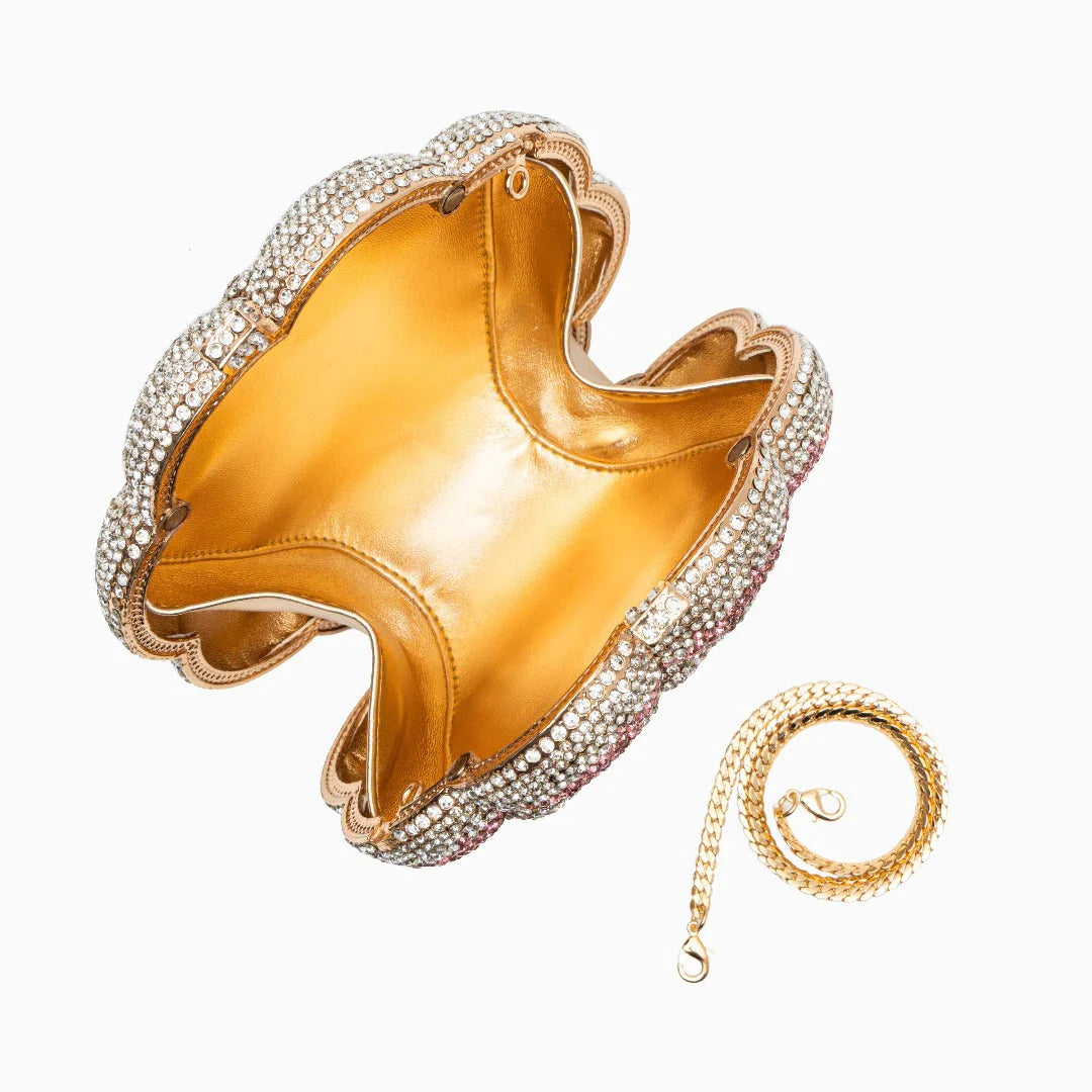 Vioraia Jeline Flower Clutch Bag