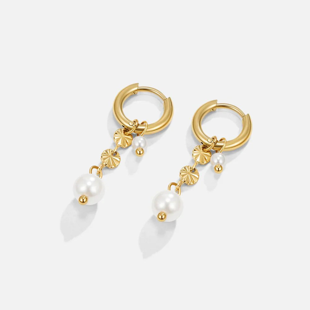 Vioraia Rini Pearl Tassel Earrings
