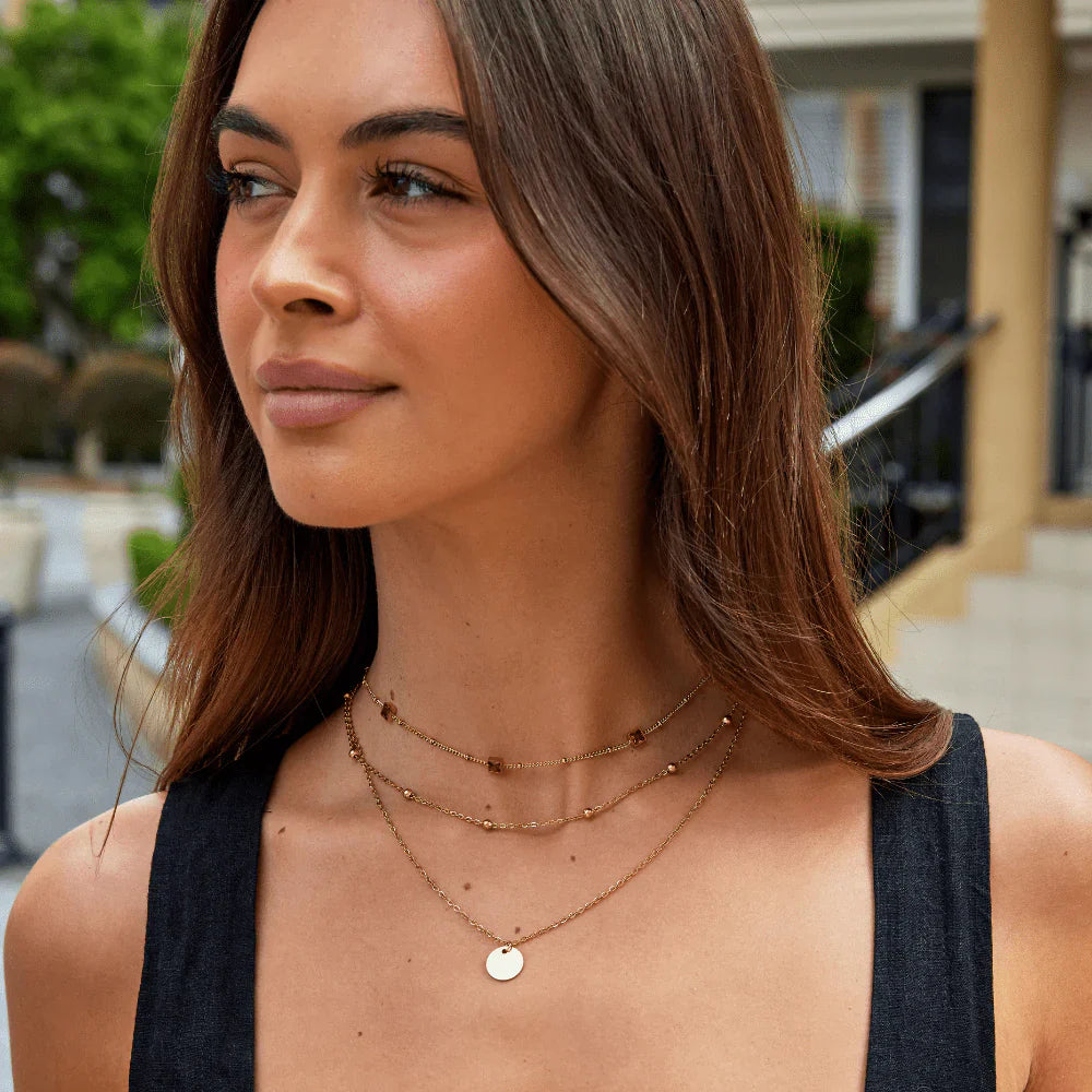 Vioraia Alberta Red Crystal Necklace