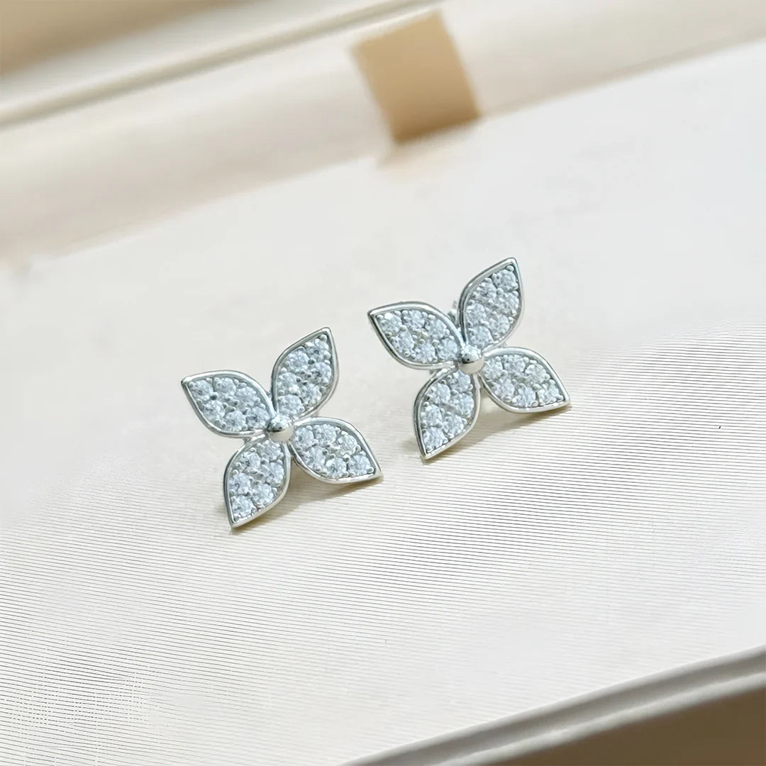 Vioraia Lyra Bloom Frost Earrings