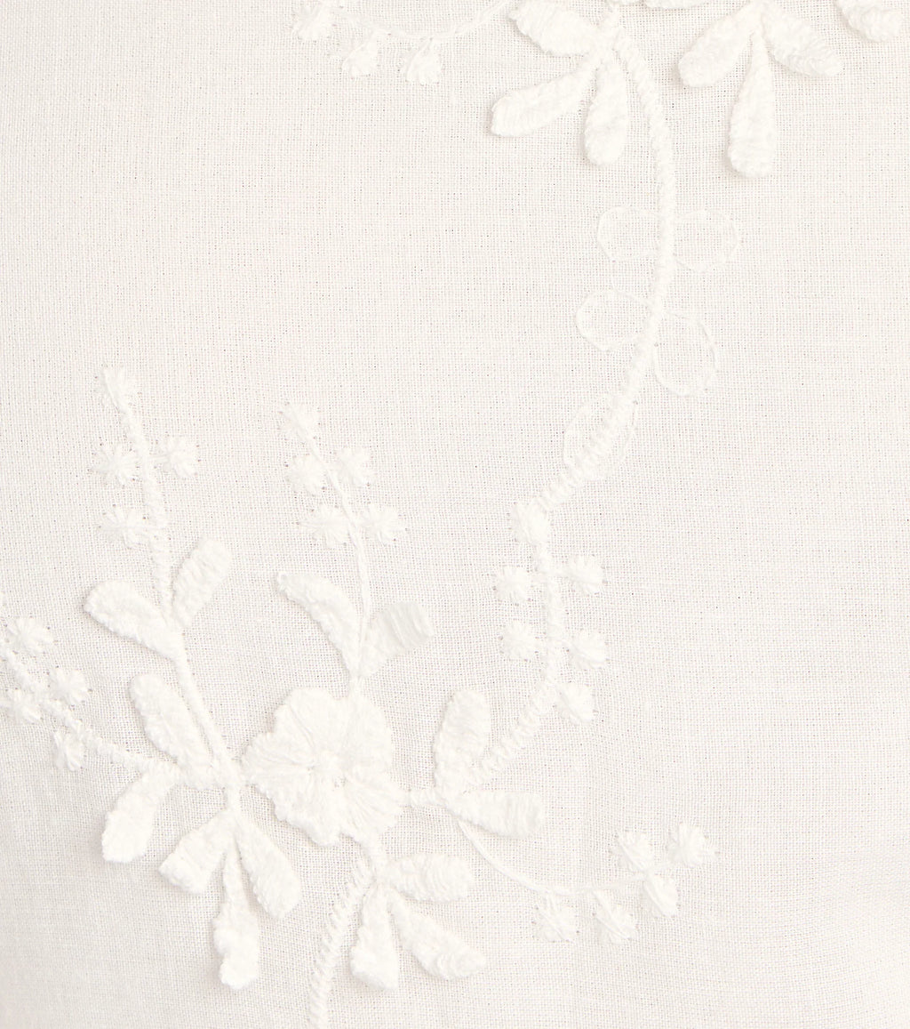 Cottage Charm Eyelet Mini Dress