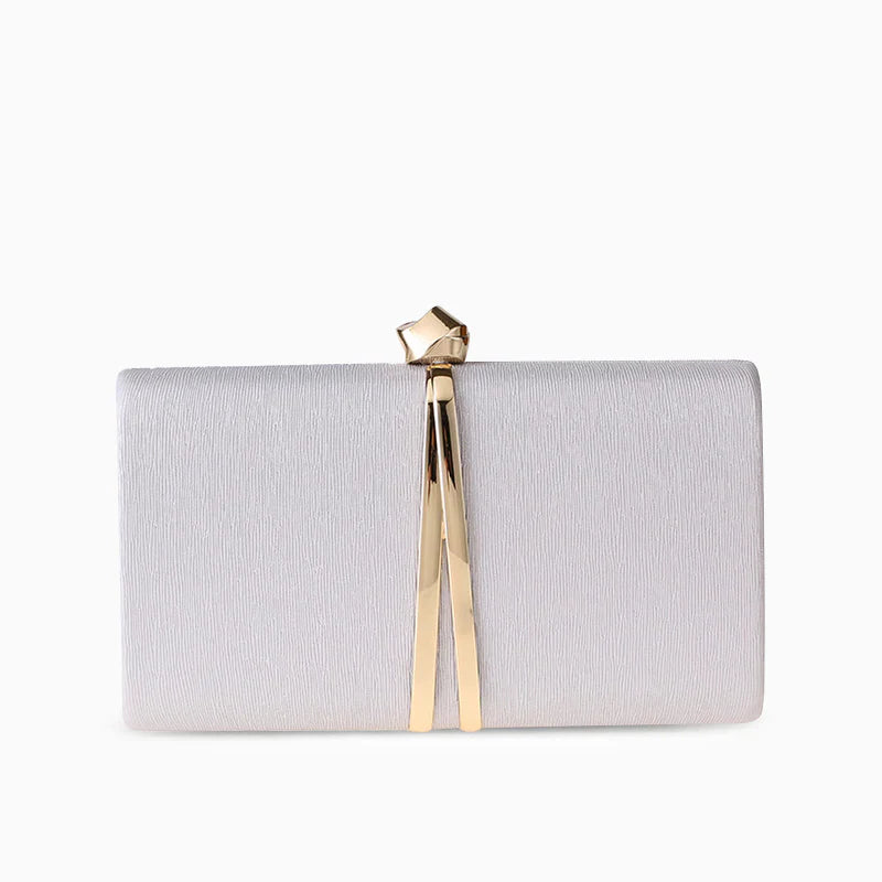 Vioraia Genevieve Minimalist Evening Clutch Bag