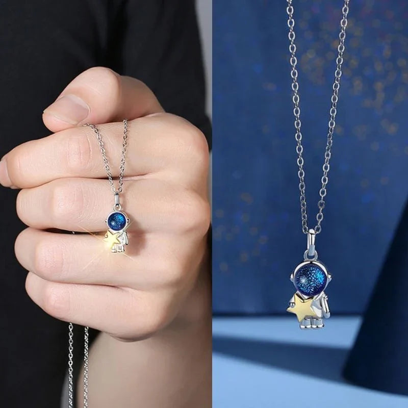 Vioraia Astronaut Star Necklace