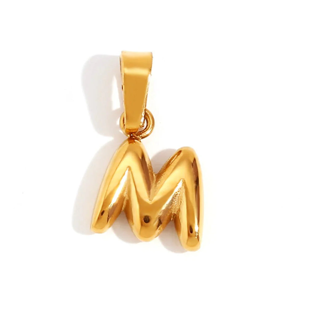 Vioraia Bubble Letter Necklace