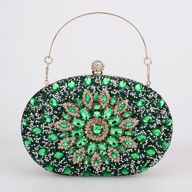 Vioraia Meghan Diamond Encrusted Clutch Bag