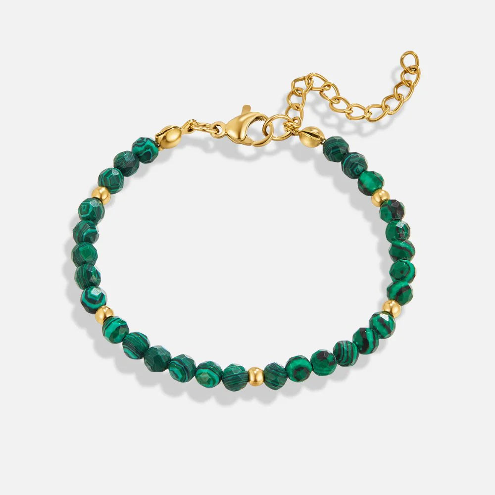 Vioraia Emerald Green Beaded Bracelet