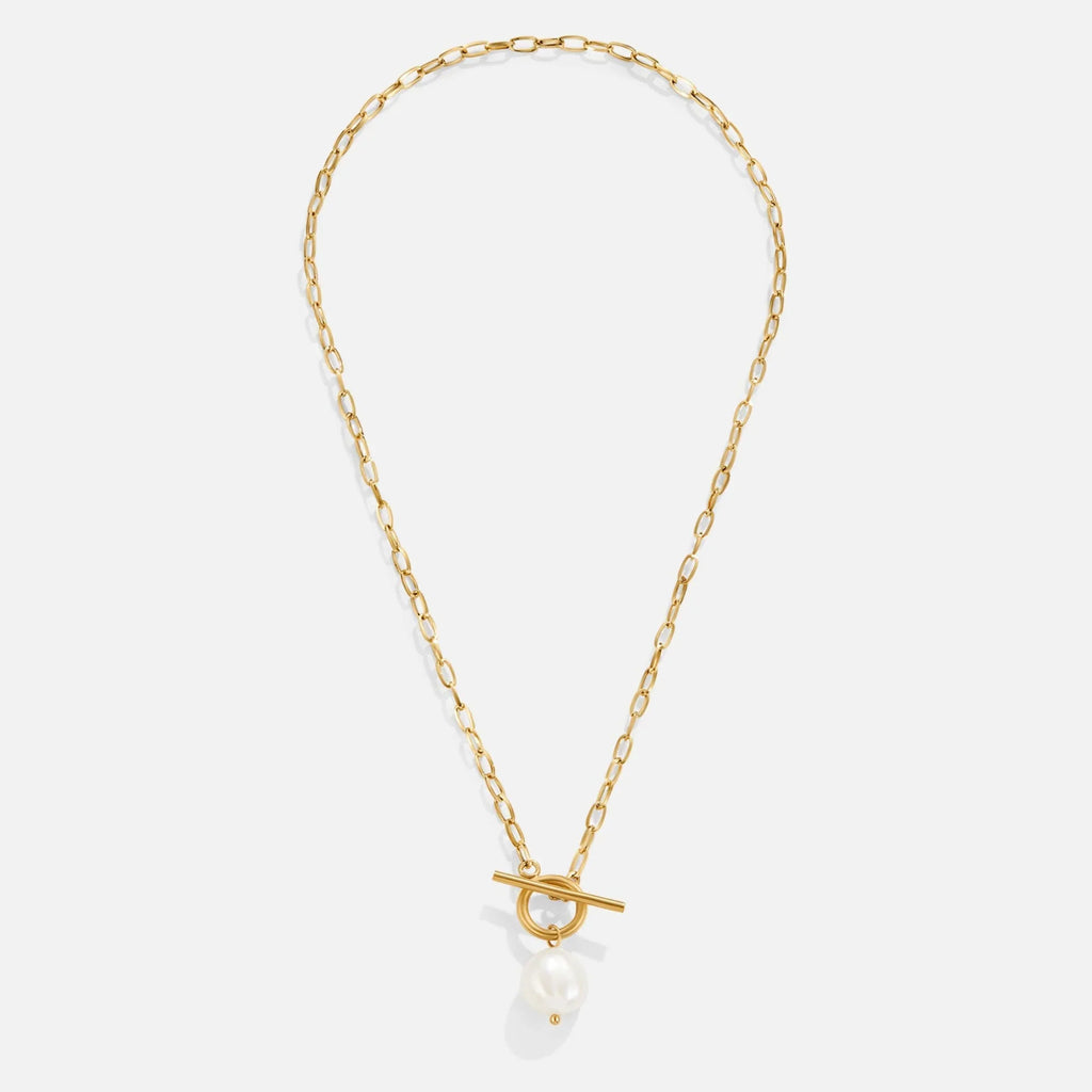 Vioraia Eva Freshwater Pearl Gold Necklace