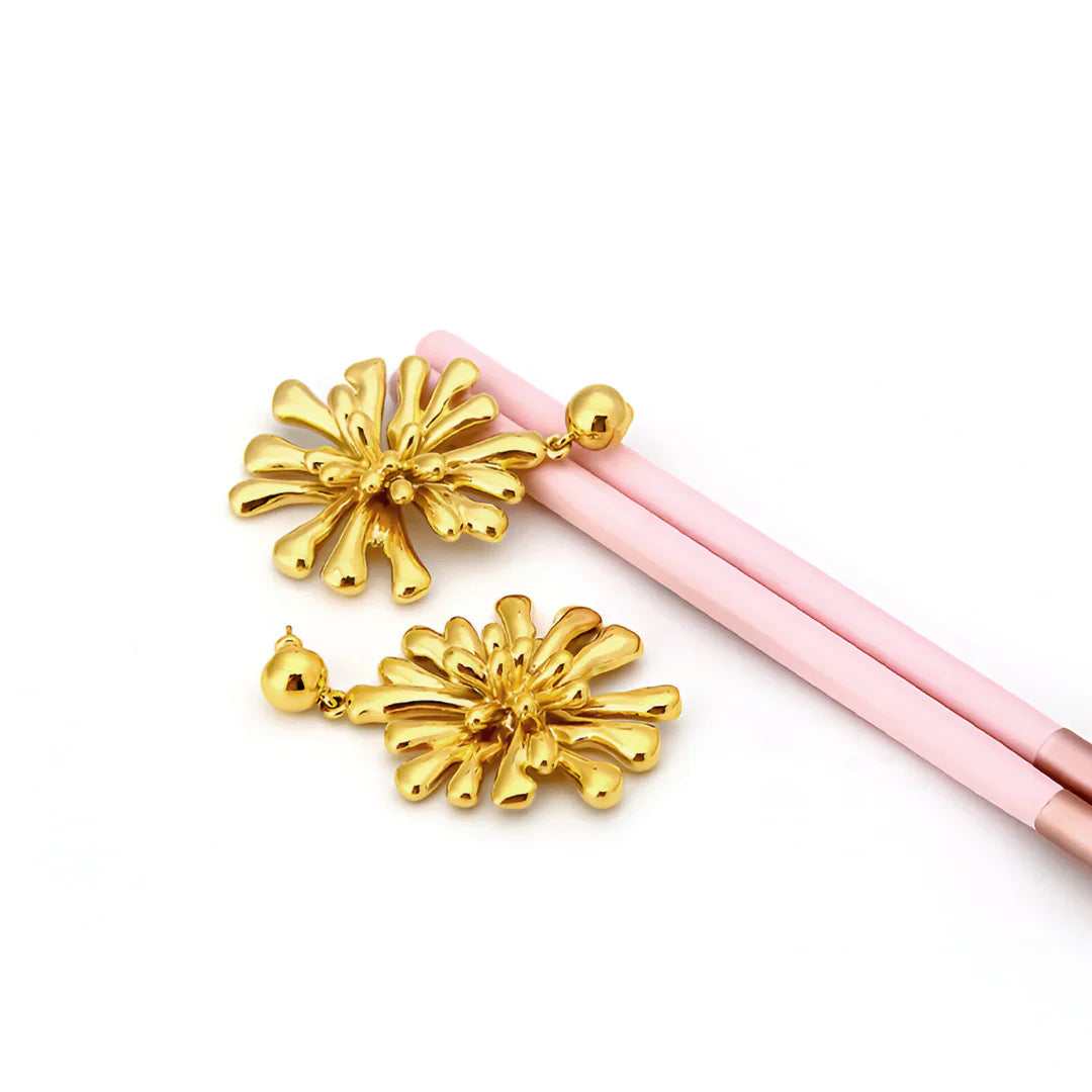 Vioraia Lyra Bloom Earrings
