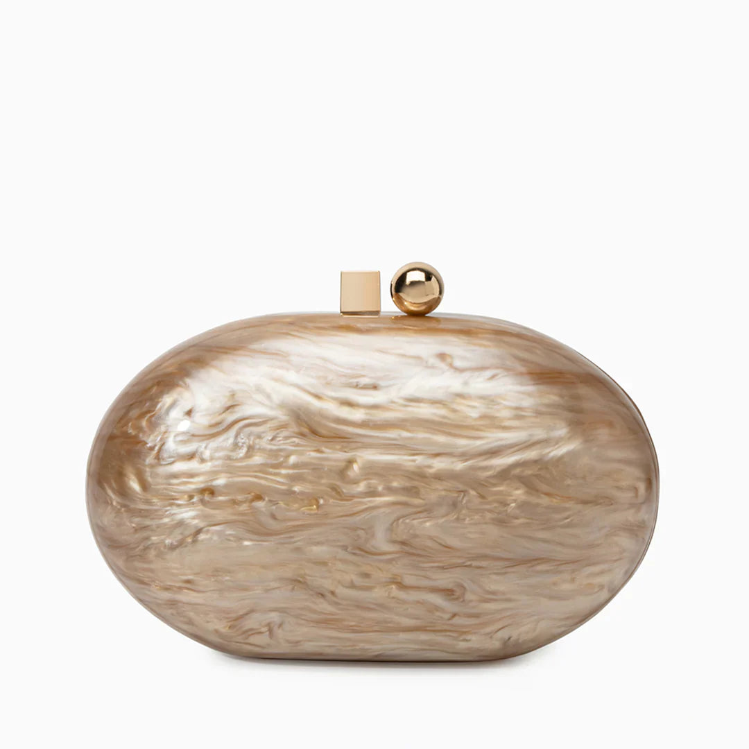 Vioraia Skylynn Acrylic Clutch Bag