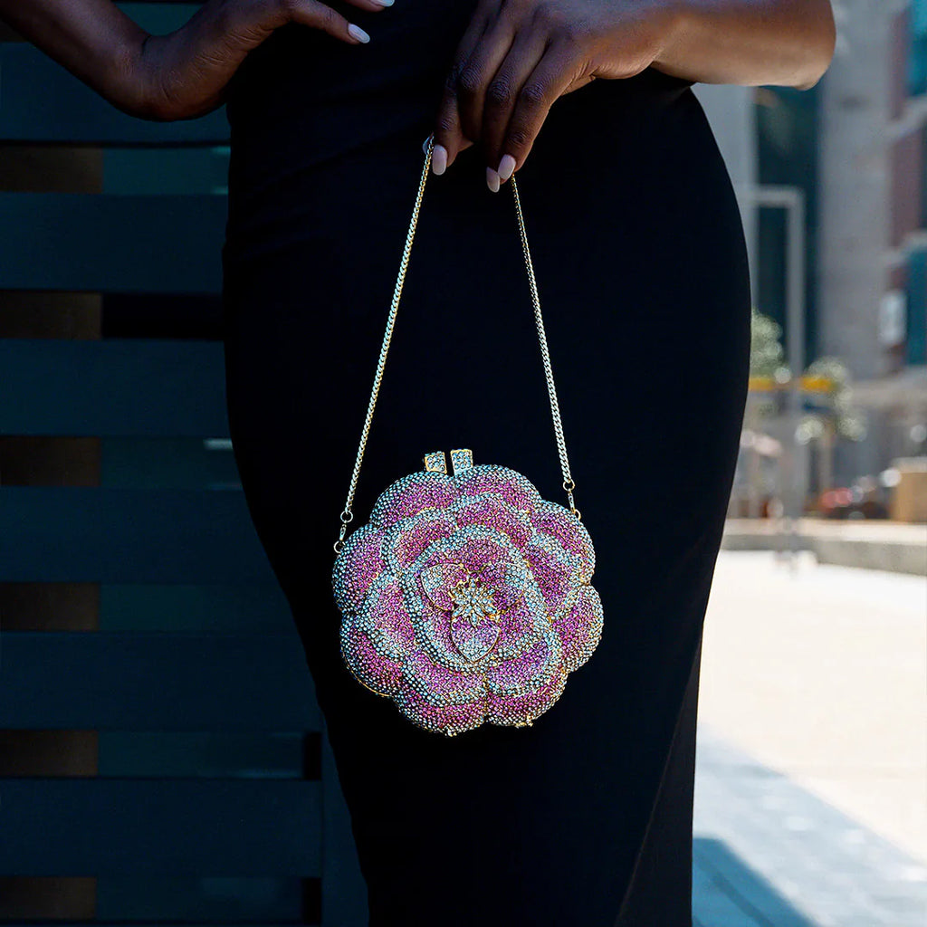 Vioraia Jeline Flower Clutch Bag