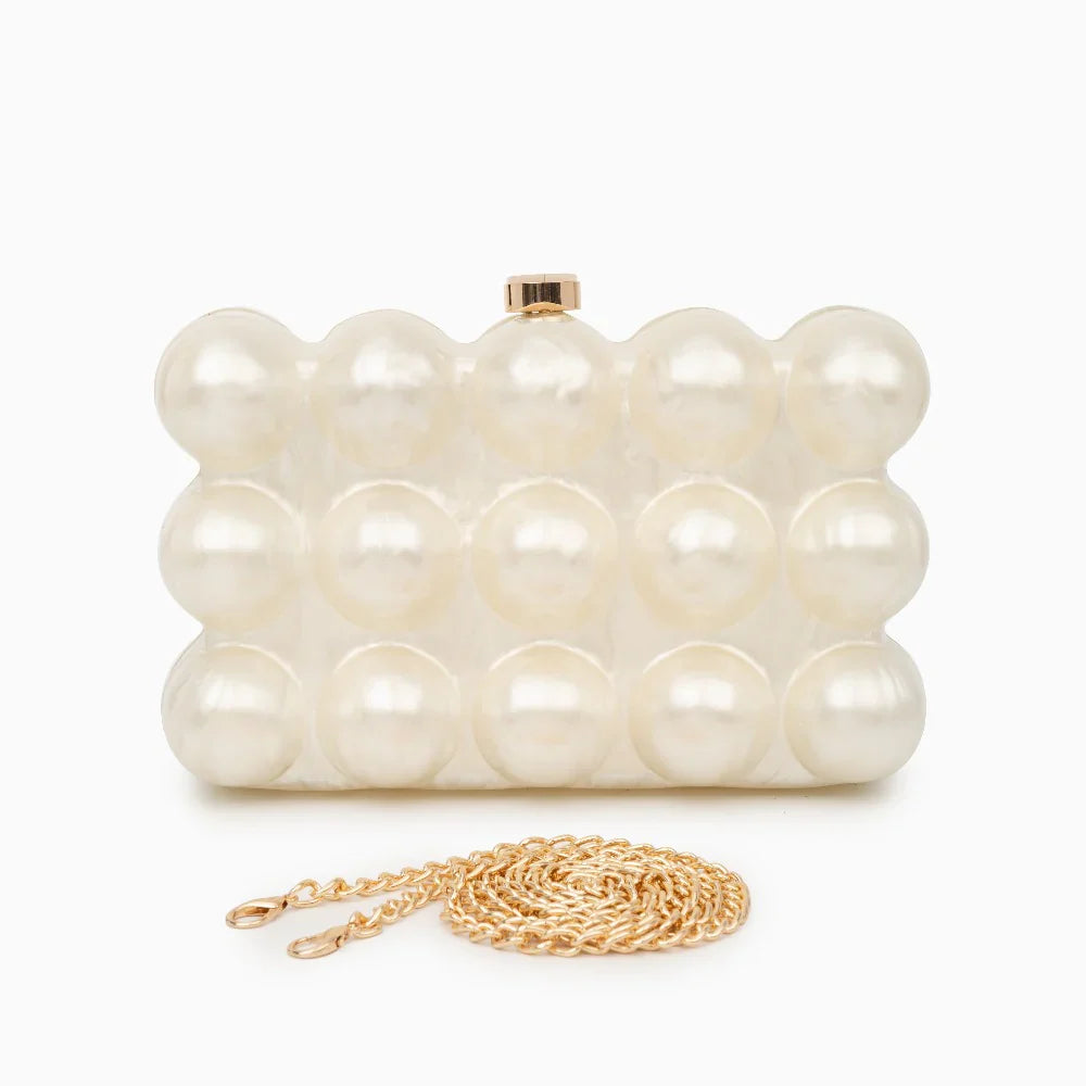 Vioraia (CS) Lorraine Acrylic Clutch Bag