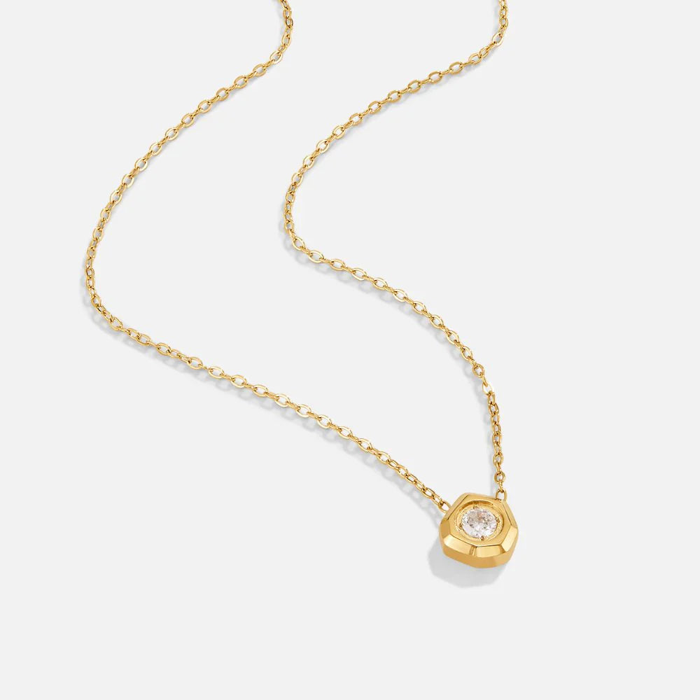 Vioraia Gia Crystal & Gold Necklace
