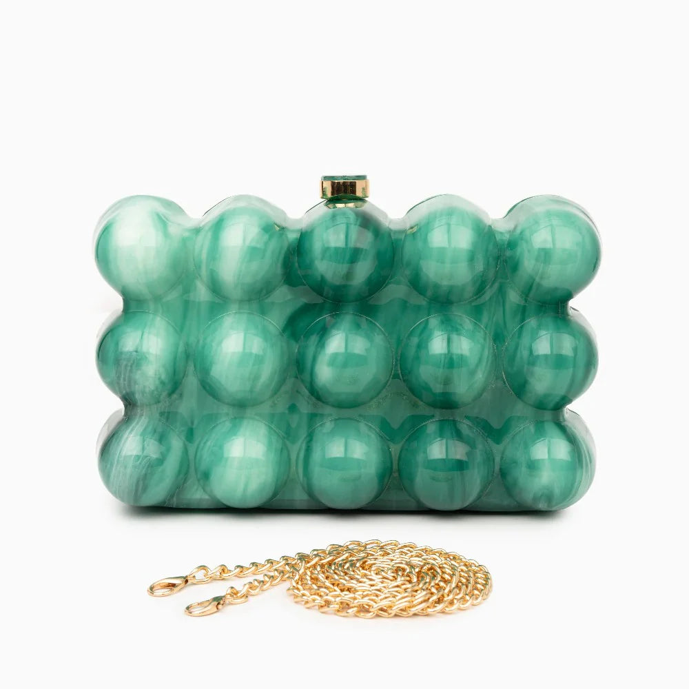 Vioraia (CS) Lorraine Acrylic Clutch Bag