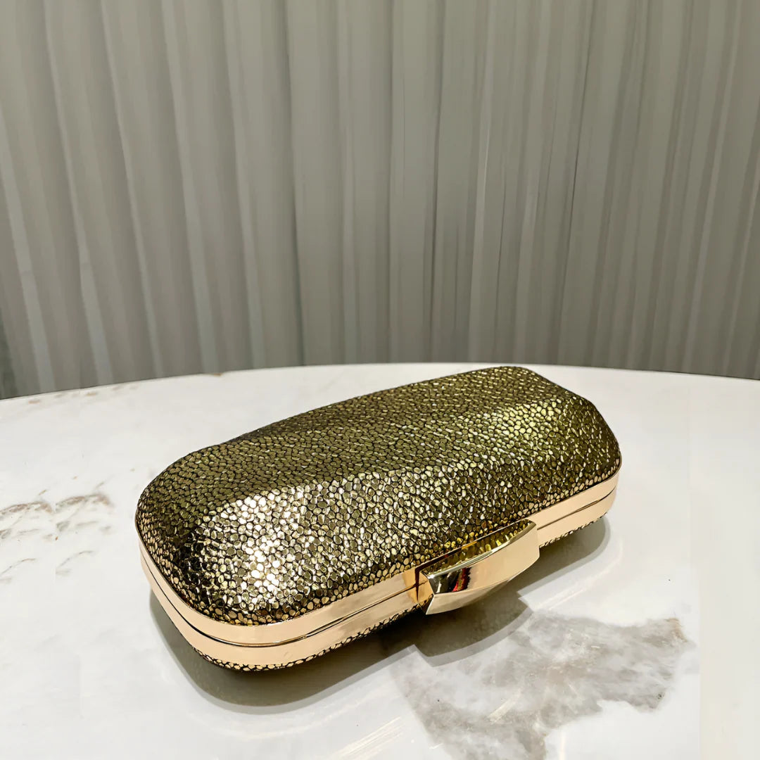 Vioraia Aurum Crush Clutch Bag