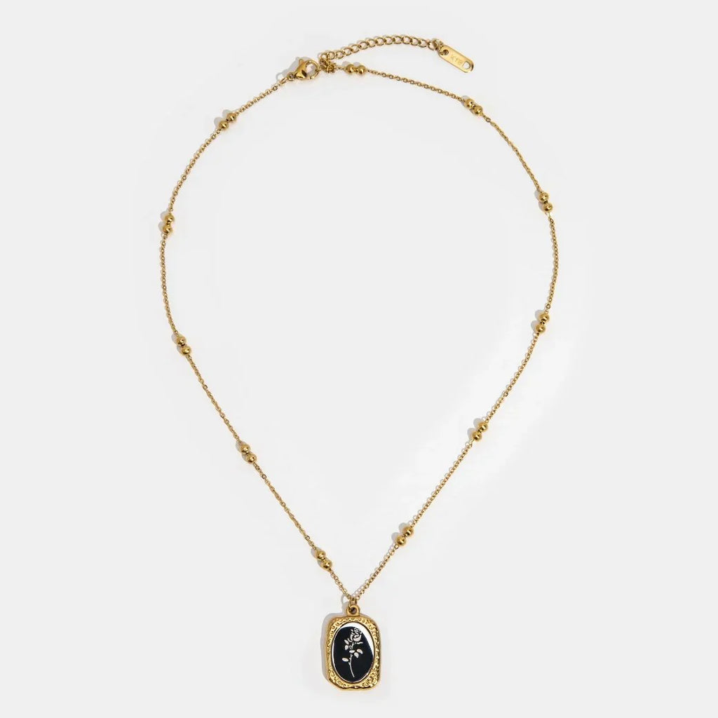 Vioraia Fragile Love' Rose Necklace