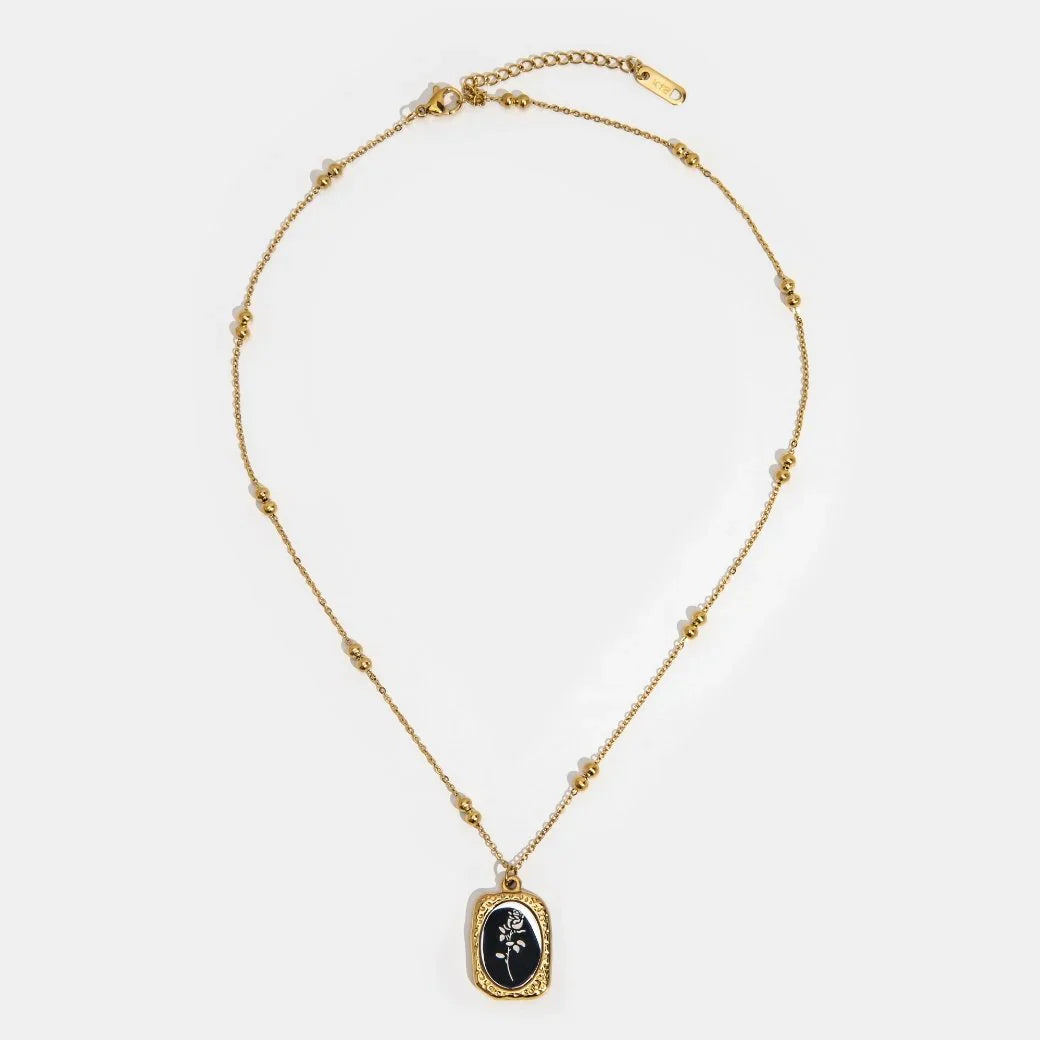 Vioraia Fragile Love' Rose Necklace