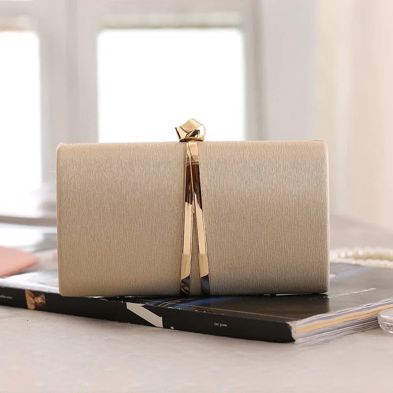 Vioraia Genevieve Minimalist Evening Clutch Bag