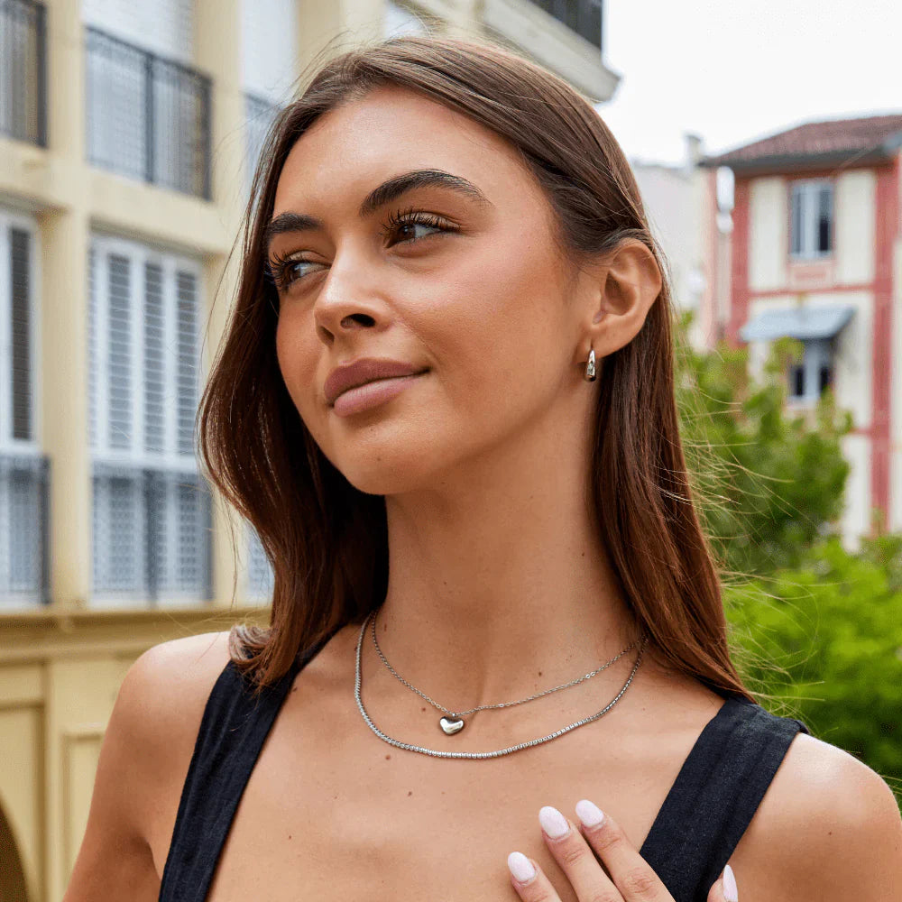 Vioraia Valentina Gold Hoop Earrings
