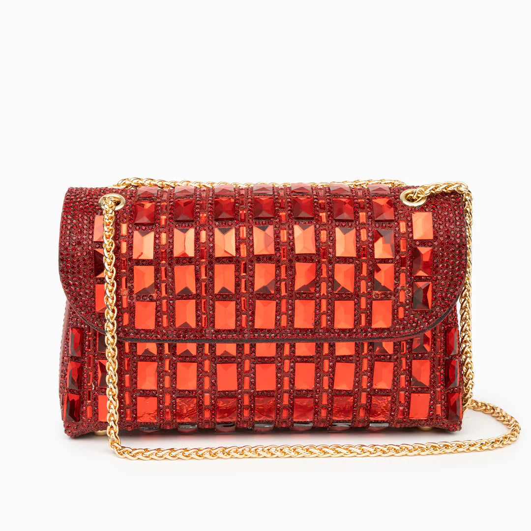 Vioraia Ayesha Gemstones Clutch Bag