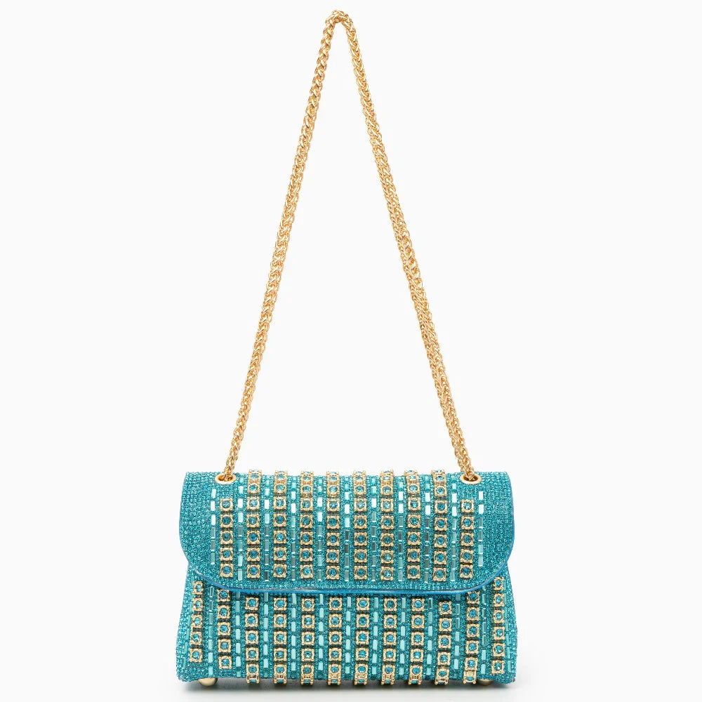 Vioraia Chantal Diamond Clutch Bag