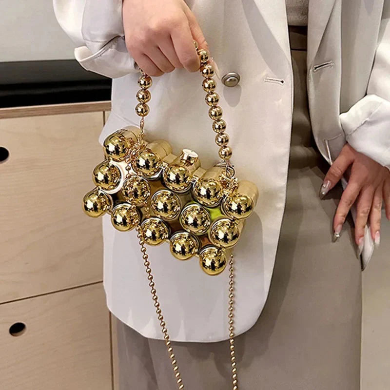 Vioraia Jada Acrylic Clutch Bag