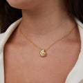 Vioraia Luca Crystal Seashell Pendant Necklace
