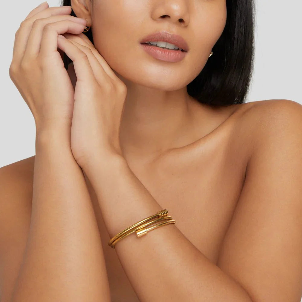 Vioraia Twisted Gold Bracelet