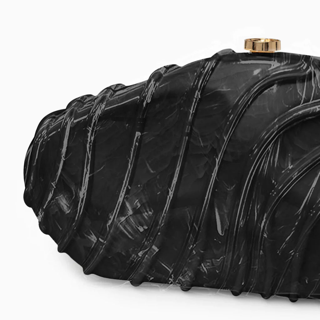 Vioraia Ravyn Shell Clutch Bag