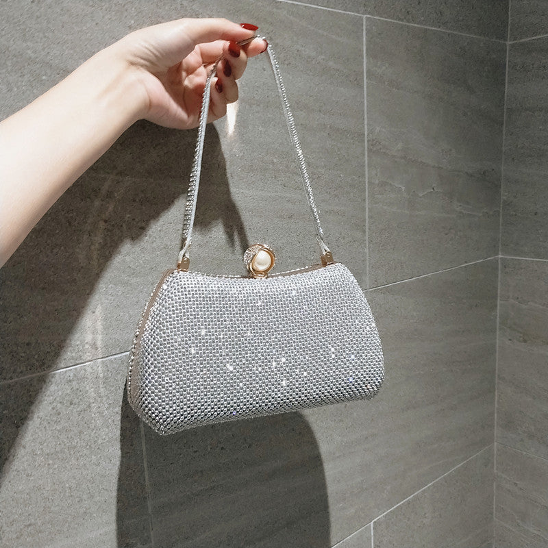 Vioraia (CS) Vintage Rhinestones Glitter Handbag