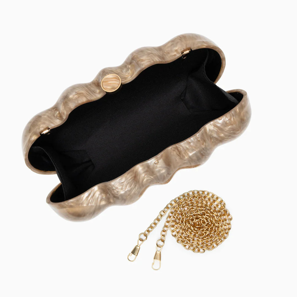 Vioraia Novalie Acrylic Clutch Bag