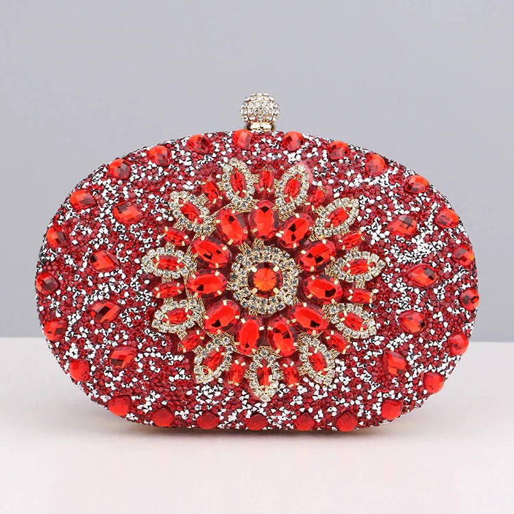 Vioraia Meghan Diamond Encrusted Clutch Bag