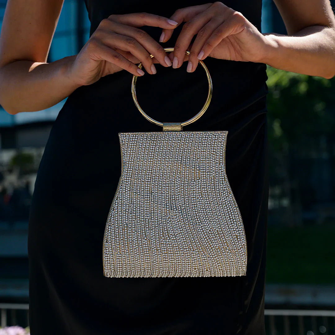 Vioraia Meghan Rhinestones Handbag