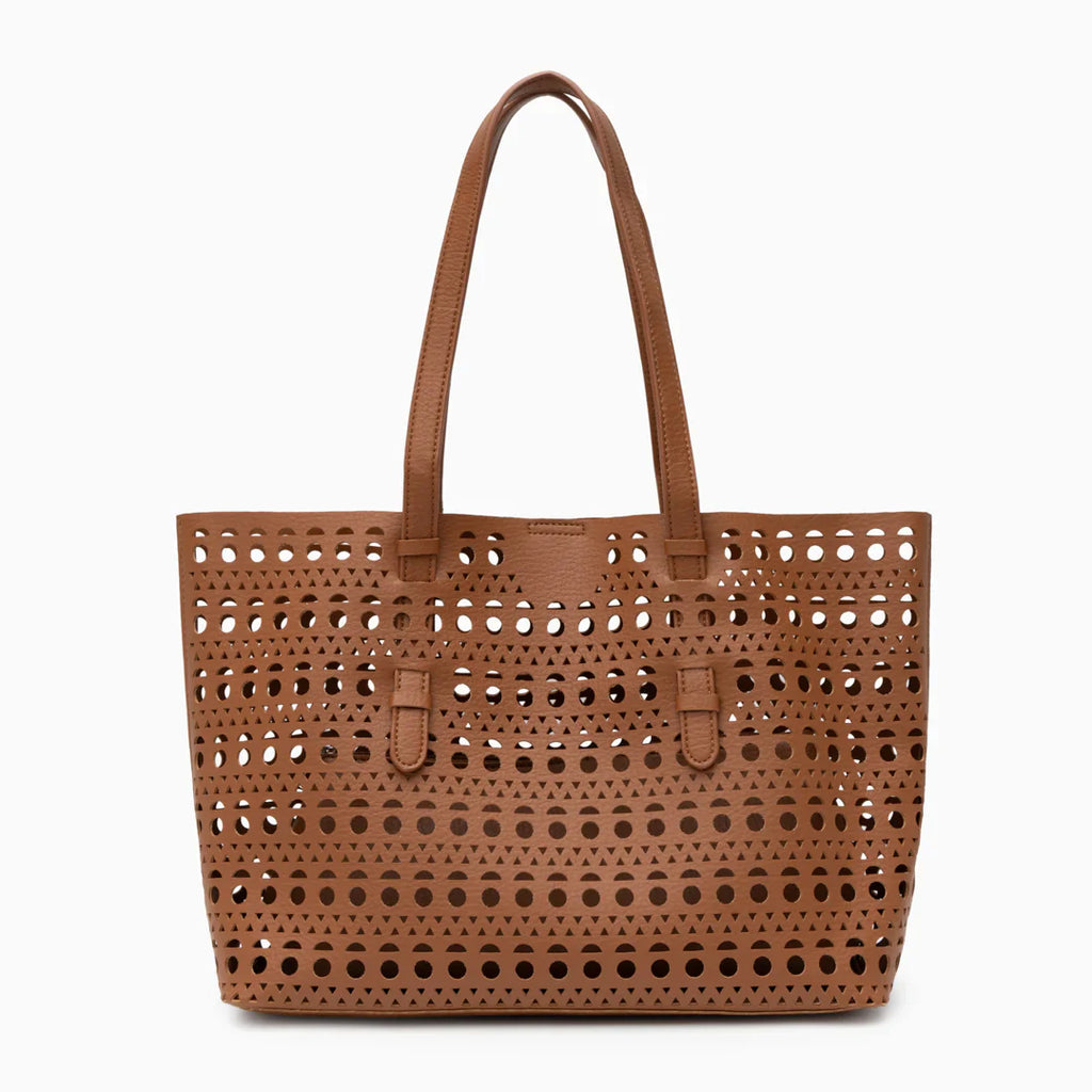 Vioraia Ayla Openwork Tote Bag