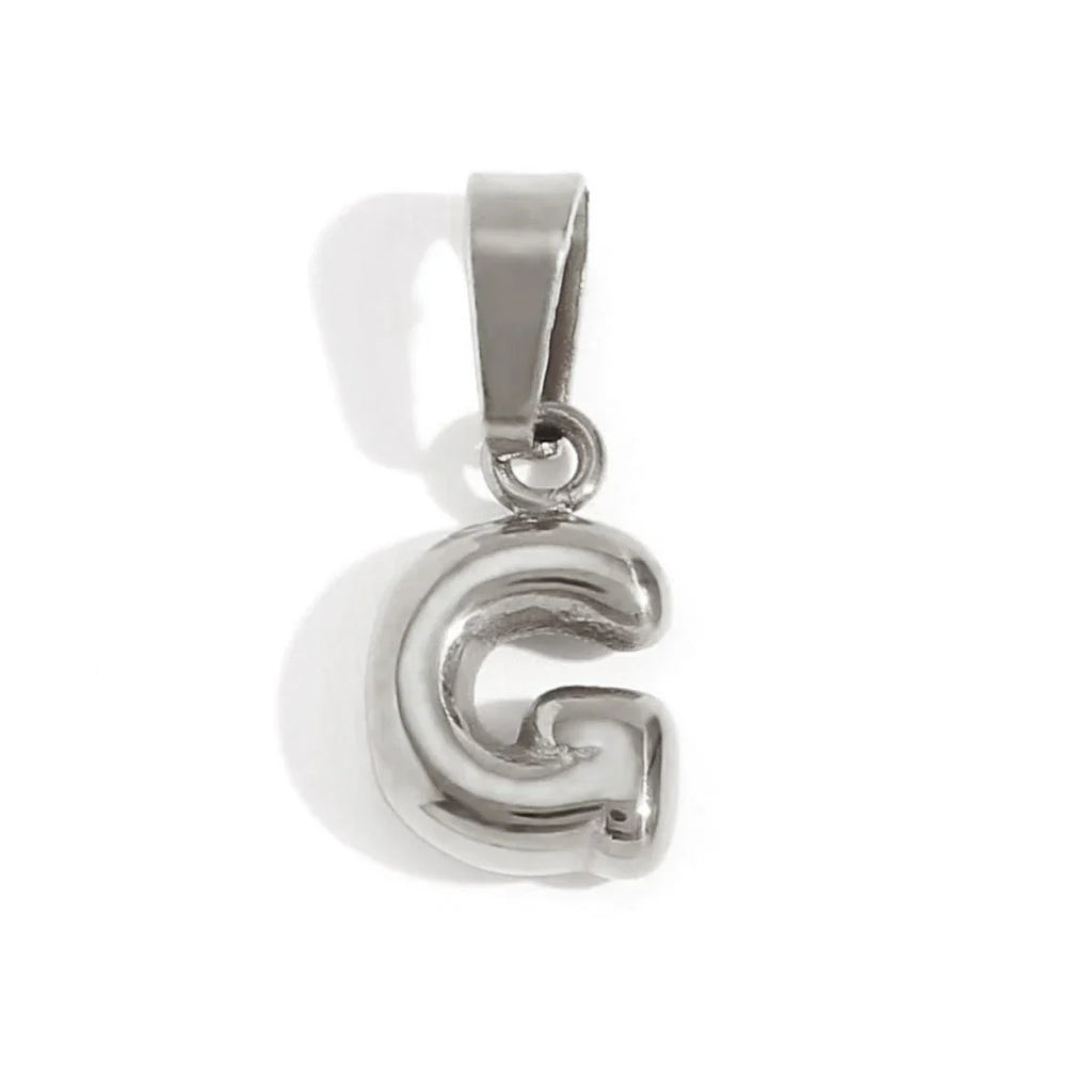 Vioraia Bubble Letter Necklace