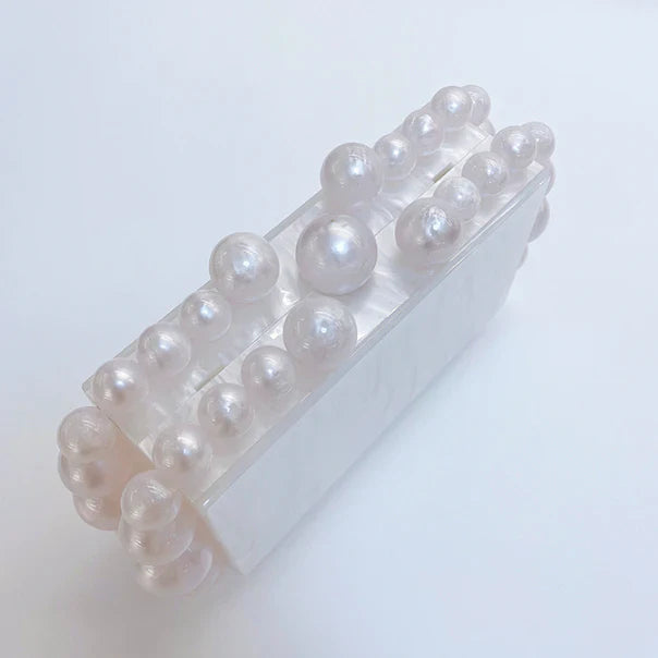 Vioraia (CS) Acrylic Cloud Clutch Bag