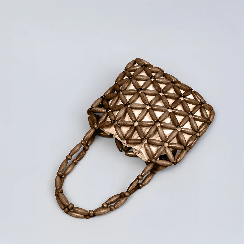 Vioraia Campbell Woven Handbag