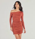 Haute And Ready Long Sleeve Mini Dress