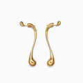 Vioraia Camille Elongated Drop Earrings