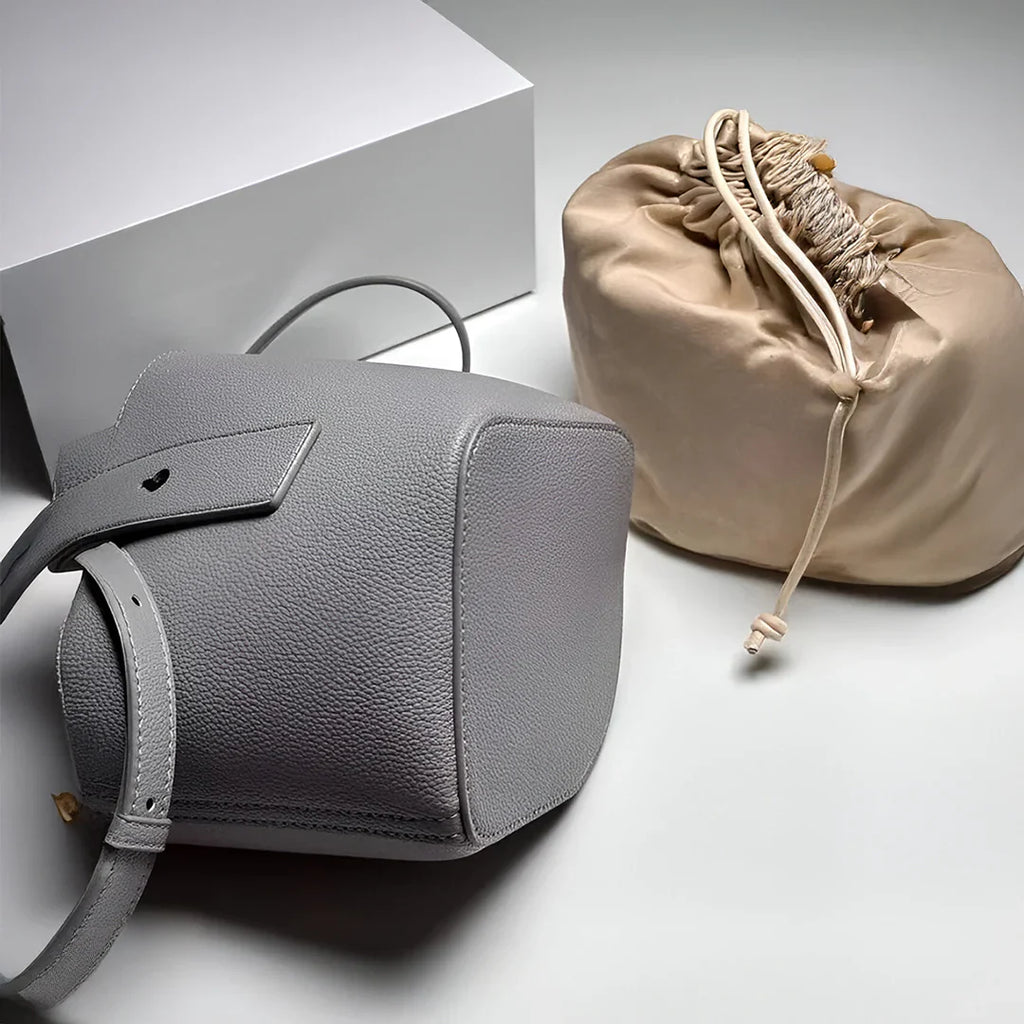 Vioraia Rosa Bucket Crossbody Bag