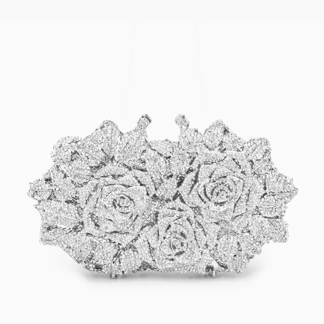 Vioraia (CS) Cecilia Rose Clutch Bag - Silver