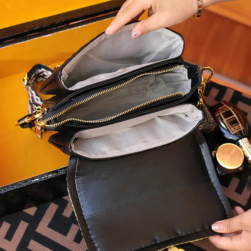 Vioraia Valerie Genuine Leather Crossbody Bag