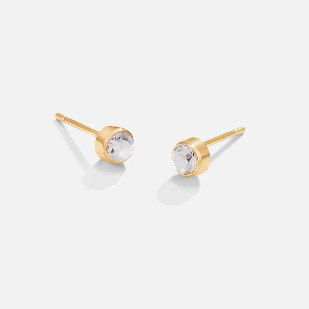 Vioraia Birthstone Stud Earrings